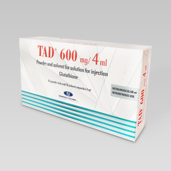 TAD 600 (Glutathione) №10 ГЛУТАТИОН ТАД 600МГ/4МЛ №10 В АМПУЛАХ