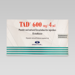 TAD 600 (Glutathione) ТАД 600, ГЛУТАТИОН ТАД 600МГ/4МЛ №10 В АМПУЛАХ