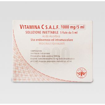 Vitamina C 1000 mg 5ml Витамин С для капельниц 