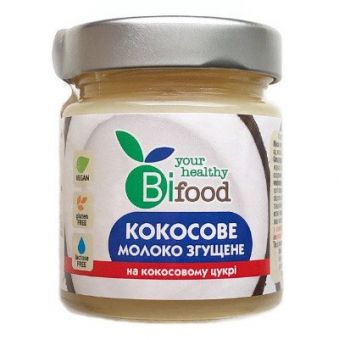 Кокосове молоко згущене на кокосовому цукрі BiFood, 240 г