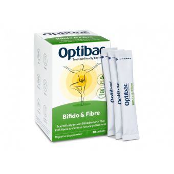 Пробіотик Біфідо та клітковина OptiBac Probiotics, 30 Саше