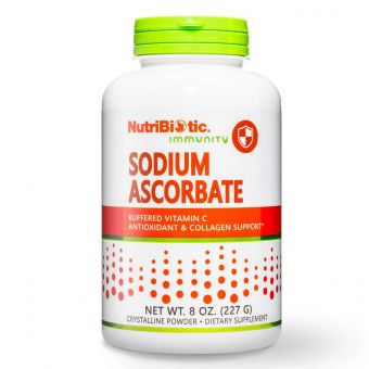 Аскорбат натрію (вітамін С) порошок NutriBiotic,227 г