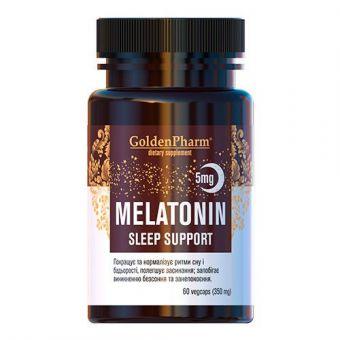 Мелатонін 5 мг капс.№60, GoldenPharm