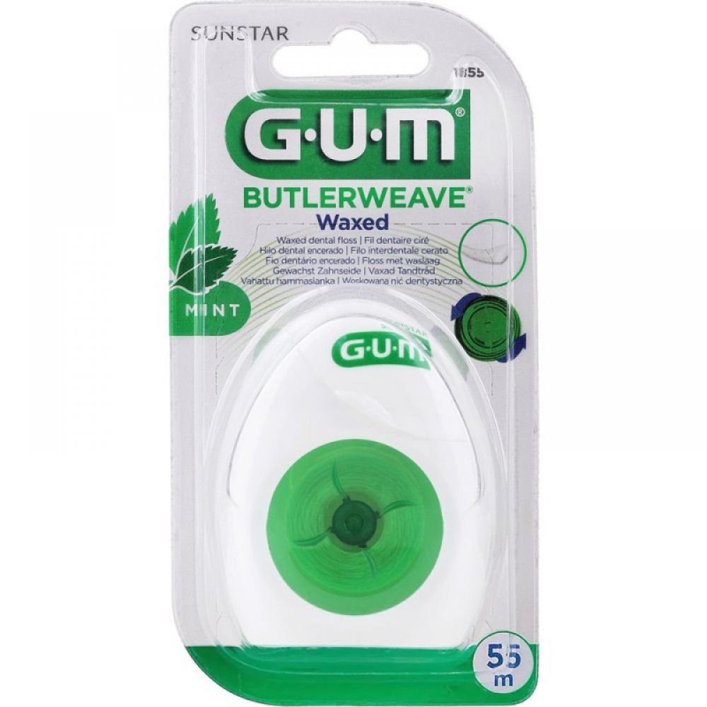 Нитка GUM Butlerweave Mint Waxed, 55 м