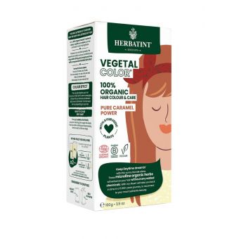 Фарба для волосся органічна RT04 КАРАМЕЛЬ Vegetal Color, 100 г