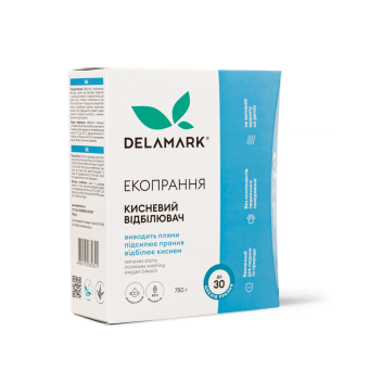 Підсилювач прання (кисневий відбілювач) DeLaMark, 750г