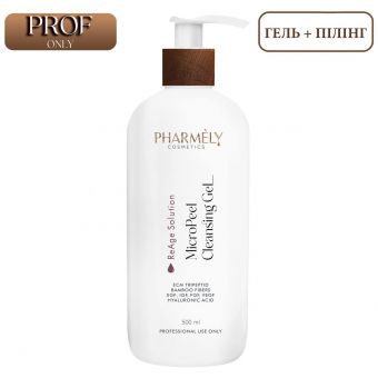 MicroPEEL Cleansing Gel Пептидний гель з часточками бамбуку. 500мл