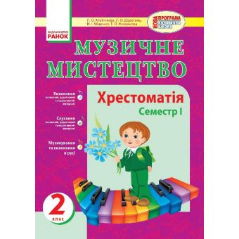 Музичне мистецтво. 2 клас. Хрестоматія. Семестр І