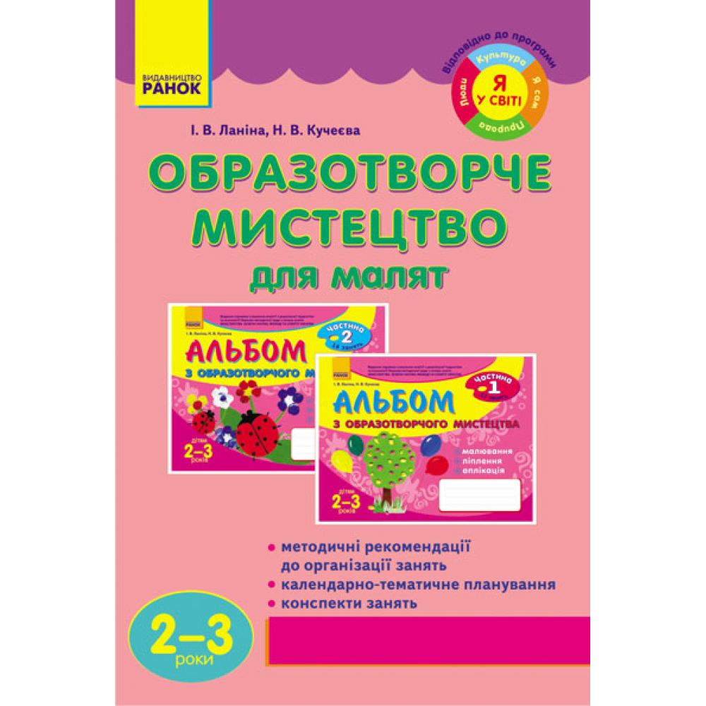 Образотворче мистецтво для малюків. 2—3 роки