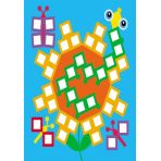 Мозаїка з наліпок. Для дітей від 4 років. Квадратики (українською мовою)