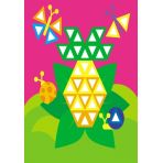 Мозаїка з наліпок. Для дітей від 4 років. Трикутники (українською мовою)