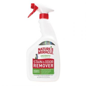 Средство 8in1 NM Cat Stain&Odor Remover Spray для кошек, для устранения пятен и запахов, 946 мл
