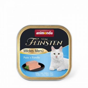 Влажный корм Animonda Vom Feinsten для взрослых кошек, с индейкой и форелью, 100 г