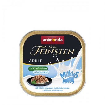 Влажный корм Animonda Vom Feinsten для взрослых кошек, с кроликом в сливочном соусе, 100 г