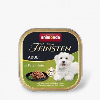 Влажный корм Animonda Vom Feinsten для взрослых собак, с индейкой и уткой, 150 г
