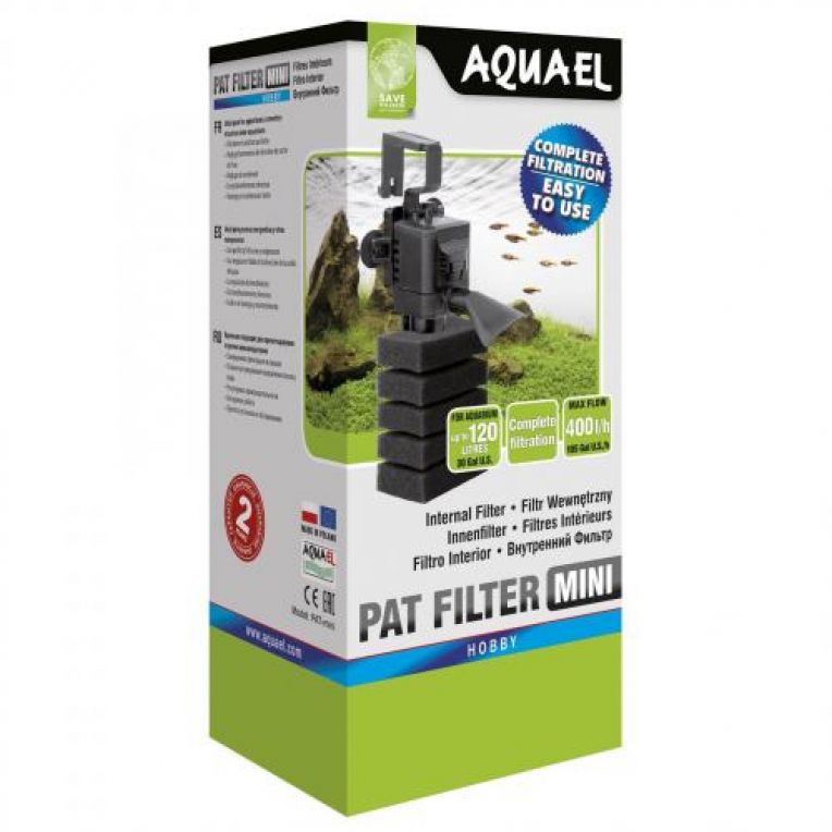 Фільтр Aquael внутрішній для акваріума Pat-Mini 400 л/год на 120 л