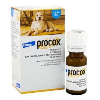 Суспензия Bayer Elanco Procox для собак от эндопаразитов 7,5 мл