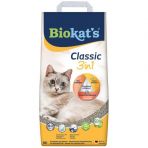 Наполнитель Biokats Classic 3in1 для кошачьего туалета, бентонитовый, 18 л