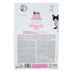 Сухой корм Brit Care Cat GF Sterilized Sensitive для стерилизованных кошек с чувствительным пищеварением, с кроликом, 2 кг