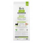 Сухой корм Brit Care Dog Sustainable Adult Medium Breed для собак средних пород, с курицей и насекомыми, 12 кг