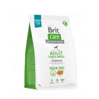 Сухой корм Brit Care Dog Grain-free Adult Large Breed для собак больших пород, беззерновой с лососем, 3 кг