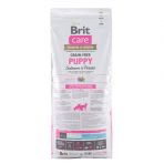 Сухой корм Brit Care Dog Grain-free Puppy для щенков всех пород, с лососем и картофелем, 12 кг