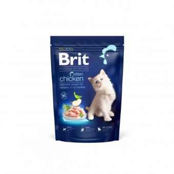 Сухой корм Brit Premium Cat by Nature Kitten для котят, с курицей, 800 г