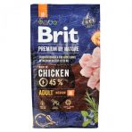 Сухой корм Brit Premium Dog Adult M для взрослых собак средних пород, с курицей, 8 кг