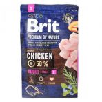 Сухой корм Brit Premium Dog Adult S для взрослых собак малых пород, с курицей, 3 кг