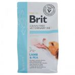 Сухий корм Brit GF VetDiet Dog Obesity для собак, корекція ваги, з ягням, індичкою та горохом, 2 кг