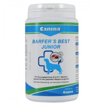 Витаминно-минеральный комплекс Canina Barfer Best Junior для кормящих натуральным кормом собак, 350 г