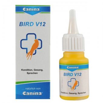 Витамины Canina Bird V12 для птиц, мультивитамин, 25 мл