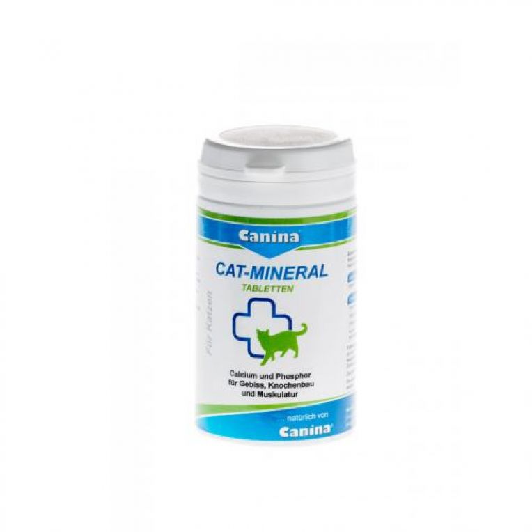Витамины Canina Cat-Mineral Tabs для кошек, поливитаминный комплекс, 75 г (150 табл)
