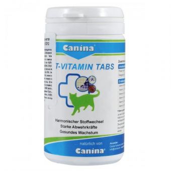 Витамины Canina Cat-Vitamin Tabs для кошек, витаминный комплекс, 50 г (100 табл)