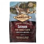 Сухой корм Carnilove Cat Sensitive & Long Hair для кошек с чувствительным пищеварением, лосось, 2 кг