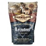 Сухий корм Carnilove Raindeer для дорослих собак всіх порід, оленина та кабан, 1,5 кг