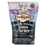 Сухой корм Carnilove Salmon & Turkey для щенков всех пород, лосось и индейка, 1,5 кг