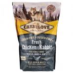 Сухой корм Carnilove Fresh Chicken & Rabbit для взрослых собак всех пород, курица и кролик, 1,5 кг