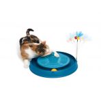 Интерактивная игрушка Catit Circuit Ball Toy with Catnip Massager для кота, с массажером и кошачьей мятой (пластик, резина)