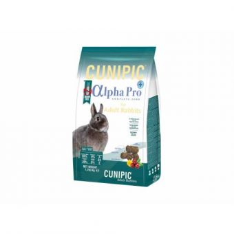 Корм Cunipic Alpha Pro для взрослых кроликов (с 6 месяцев), 1750 г