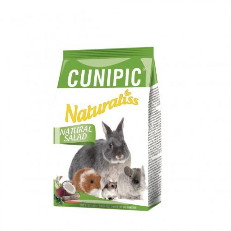 Снеки Cunipic Naturaliss Salad для кроликів, морських свинок, хом'яків і шиншил, 60 г