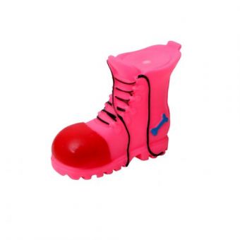 Игрушка Eastland Ботинок для собак, розовый, 11 см (винил)
