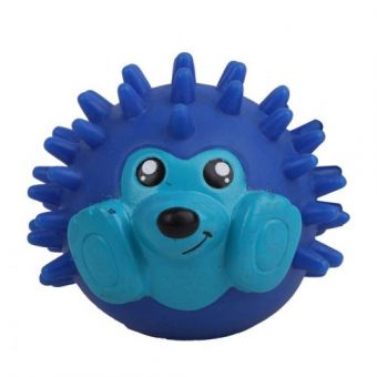 Игрушка Eastland Ёжик для собак, голубой, 8х7х7.5 см (винил)