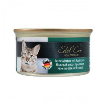 Влажный корм Edel Cat для кошек, с кроликом, 85 г