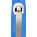 Рулетка Flexi New Comfort для собак, лента, размер L, 5 м (синяя)