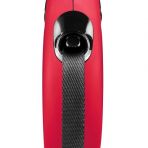 Повідець-рулетка Flexi New Classic для собак, зі стрічкою, розмір XS 3 м / 12 кг (червона)
