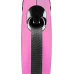 Повідець-рулетка Flexi New Classic для собак, зі стрічкою, розмір XS 3 м / 12 кг (рожева)