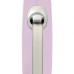 Рулетка Flexi New Comfort для собак, лента, размер S, 5 м (розовая)