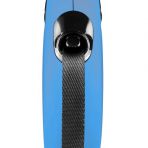 Поводок-рулетка Flexi New Classic для собак, с лентой, размер XS 3 м / 12 кг (синяя)
