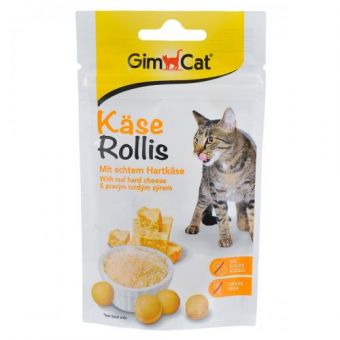 Лакомство GimCat для кошек, комплекс витаминов, таблетки сырные, 40 г